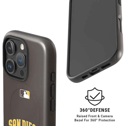 MLB San Diego Padres Alternate Jersey iPhone 16 Pro Max Magsafe Impact Case