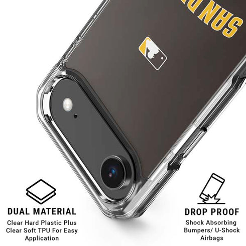 MLB San Diego Padres Alternate Jersey iPhone 17 Air Clear Case
