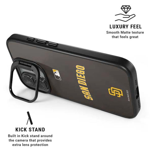 MLB San Diego Padres Alternate Jersey iPhone 17 Kickstand Case