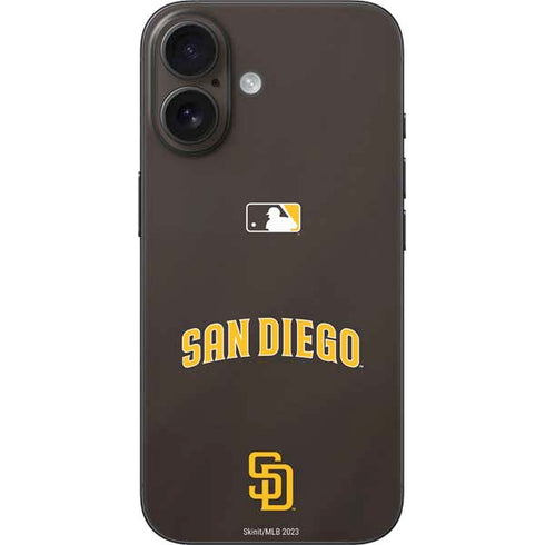 MLB San Diego Padres Alternate Jersey iPhone 17 Skin
