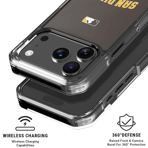 MLB San Diego Padres Alternate Jersey iPhone 18 Pro Clear Case