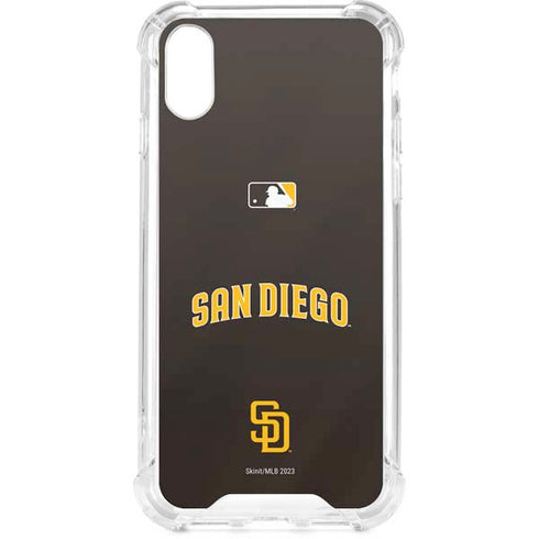 MLB San Diego Padres Alternate Jersey iPhone XS Clear Case