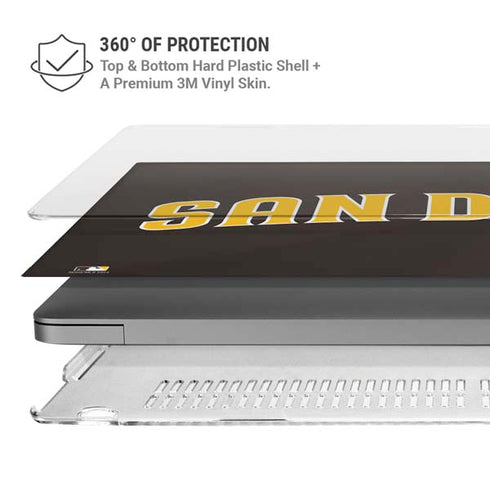MLB San Diego Padres Alternate Jersey MacBook Pro 14in (2021-24) Case plus Skin