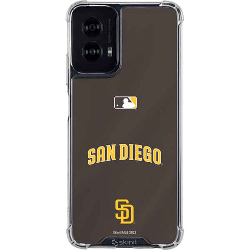 MLB San Diego Padres Alternate Jersey Moto G Power 5G (2024) Clear Case