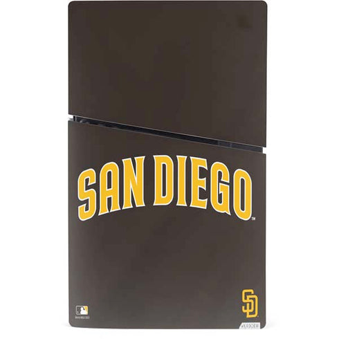 MLB San Diego Padres Alternate Jersey PS5 Slim Digital Edition Console Skin