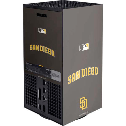 MLB San Diego Padres Alternate Jersey XBox Series X Digital Edition Console Skin