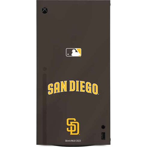 MLB San Diego Padres Alternate Jersey XBox Series X Digital Edition Console Skin