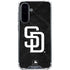 MLB San Diego Padres Dark Wash Galaxy A36 5G Clear Case