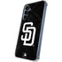 MLB San Diego Padres Dark Wash Galaxy A55 5G Clear Case