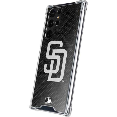 MLB San Diego Padres Dark Wash Galaxy S23 Ultra Clear Case