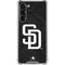 MLB San Diego Padres Dark Wash Galaxy S24 FE Clear Case
