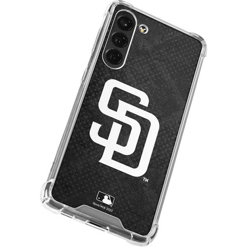 MLB San Diego Padres Dark Wash Galaxy S24 FE Clear Case