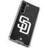 MLB San Diego Padres Dark Wash Galaxy S24 FE Clear Case