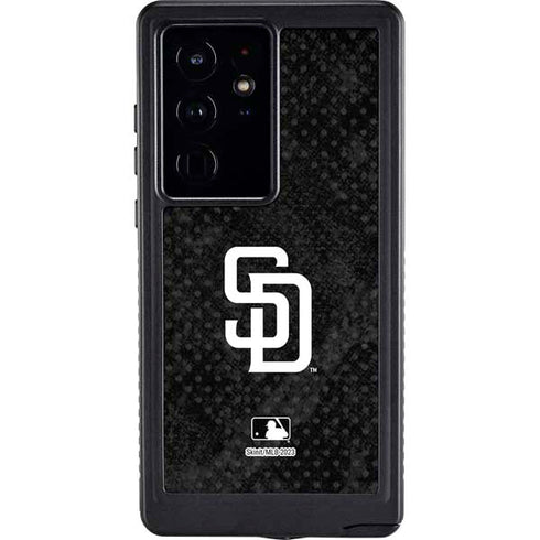 MLB San Diego Padres Dark Wash Galaxy S24 Ultra Waterproof Case