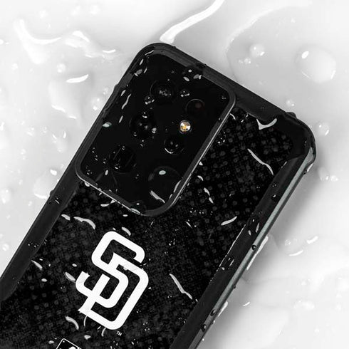 MLB San Diego Padres Dark Wash Galaxy S24 Ultra Waterproof Case