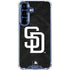 MLB San Diego Padres Dark Wash Galaxy S25 FE Clear Case