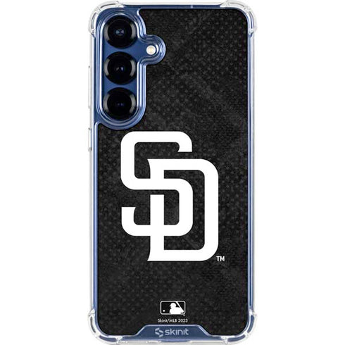 MLB San Diego Padres Dark Wash Galaxy S25 Plus Clear Case