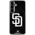 MLB San Diego Padres Dark Wash Galaxy S26 Clear Case