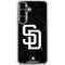 MLB San Diego Padres Dark Wash Galaxy S26 Plus Clear Case