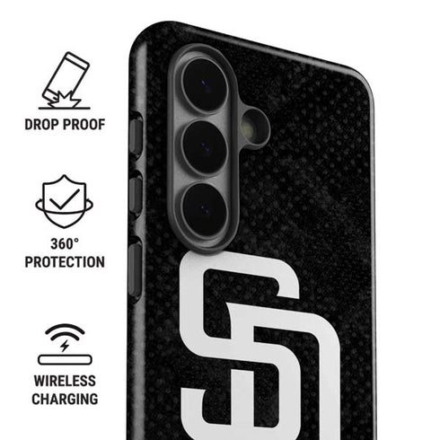 MLB San Diego Padres Dark Wash Galaxy S26 Plus Impact Case