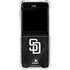 MLB San Diego Padres Dark Wash Galaxy Z Flip6 Clear Case