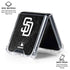 MLB San Diego Padres Dark Wash Galaxy Z Flip6 Clear Case