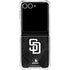 MLB San Diego Padres Dark Wash Galaxy Z Flip7 Clear Case