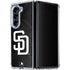 MLB San Diego Padres Dark Wash Galaxy Z Fold5 5G Clear Case