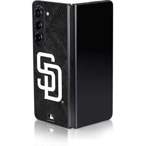 MLB San Diego Padres Dark Wash Galaxy Z Fold5 5G Skin