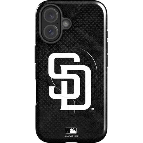 MLB San Diego Padres Dark Wash iPhone 16 Magsafe Impact Case