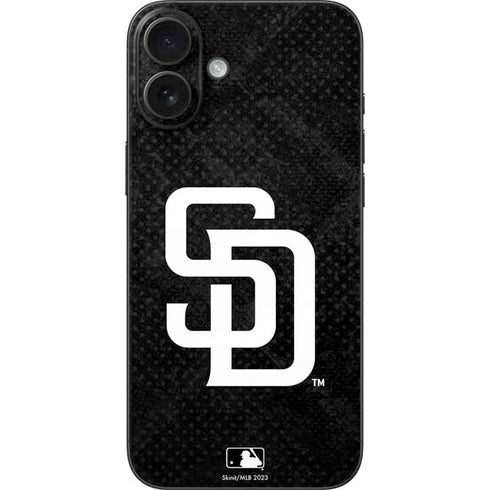 MLB San Diego Padres Dark Wash iPhone 16 Plus Skin