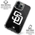 MLB San Diego Padres Dark Wash iPhone 16 Pro Clear Case