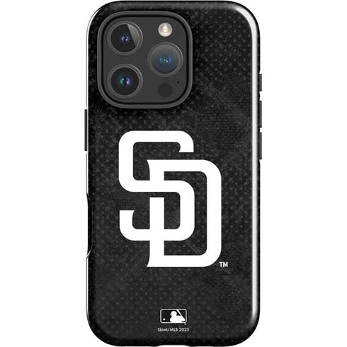 MLB San Diego Padres Dark Wash iPhone 16 Pro Impact Case