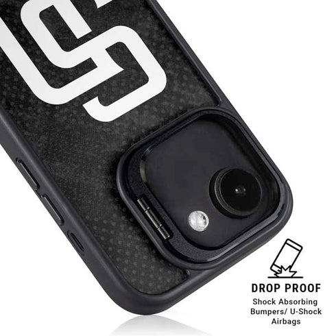 MLB San Diego Padres Dark Wash iPhone 16e Kickstand Case