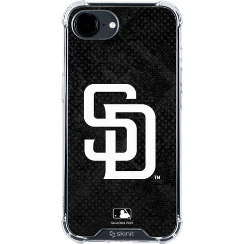 MLB San Diego Padres Dark Wash iPhone 16e Clear Case
