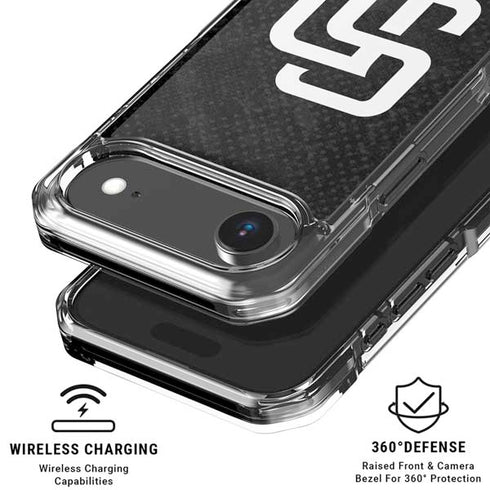 MLB San Diego Padres Dark Wash iPhone 17 Air Clear Case