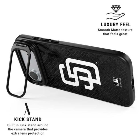 MLB San Diego Padres Dark Wash iPhone 17 Air Kickstand Case