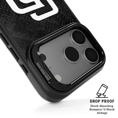 MLB San Diego Padres Dark Wash iPhone 17 Pro Kickstand Case