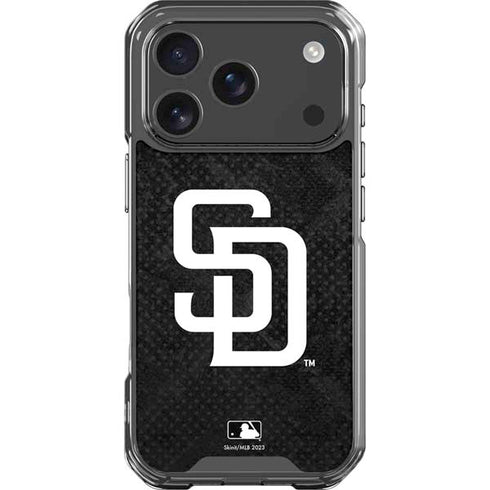 MLB San Diego Padres Dark Wash iPhone 18 Pro Clear Case