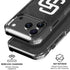 MLB San Diego Padres Dark Wash iPhone 18 Pro Clear Case