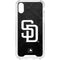 MLB San Diego Padres Dark Wash iPhone XS Clear Case