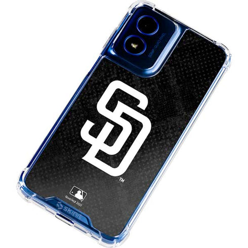 MLB San Diego Padres Dark Wash Moto G 5G (2024) Clear Case