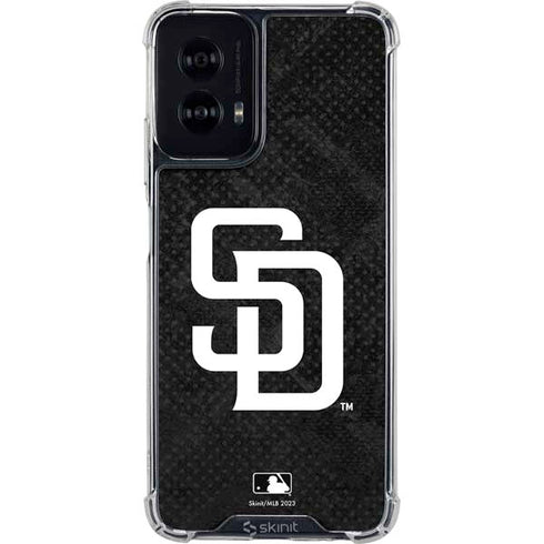 MLB San Diego Padres Dark Wash Moto G Power 5G (2024) Clear Case