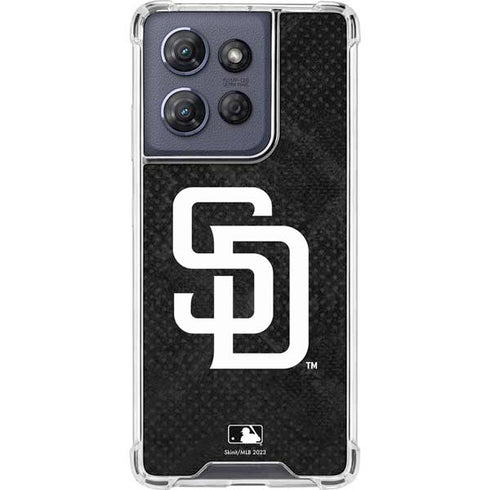 MLB San Diego Padres Dark Wash Moto G Power 5G (2025) Clear Case