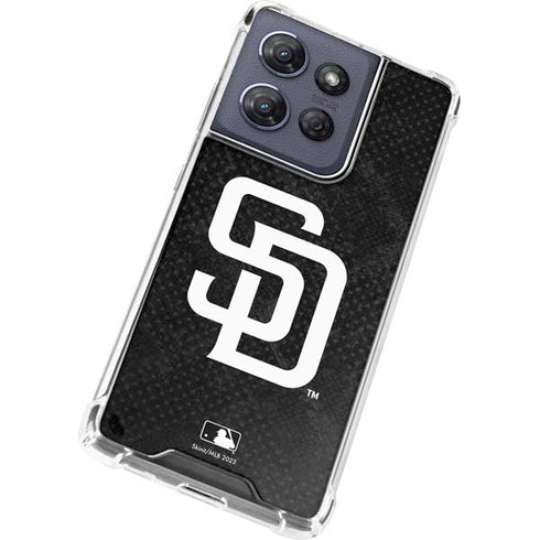 MLB San Diego Padres Dark Wash Moto G Power 5G (2025) Clear Case