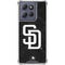 MLB San Diego Padres Dark Wash Moto G Stylus 5G (2025) Clear Case