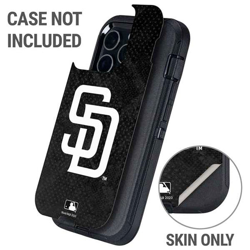 MLB San Diego Padres Dark Wash Otterbox Defender iPhone Skin
