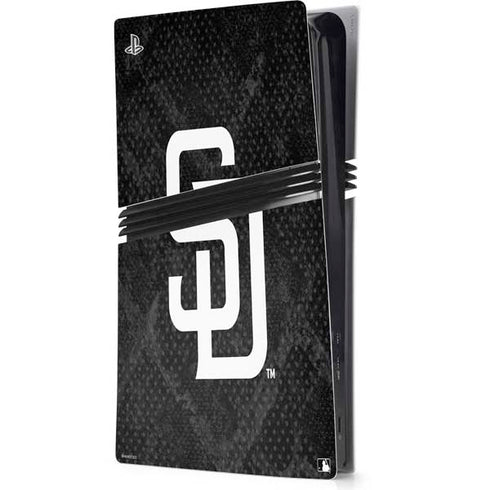 MLB San Diego Padres Dark Wash PS5 Pro Console Skin