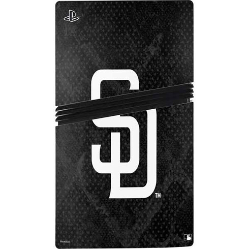 MLB San Diego Padres Dark Wash PS5 Pro Console Skin