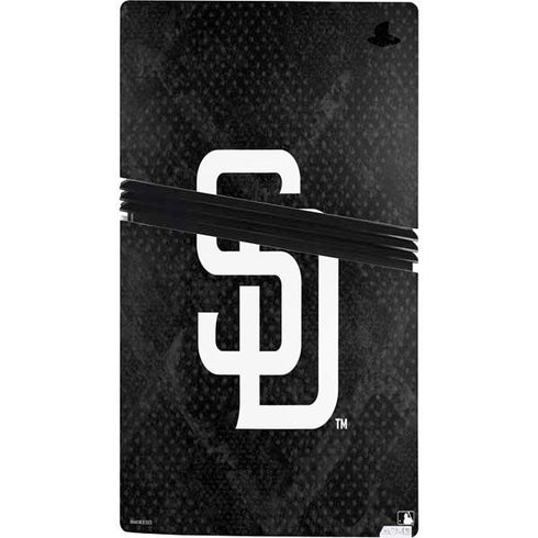 MLB San Diego Padres Dark Wash PS5 Pro Console Skin